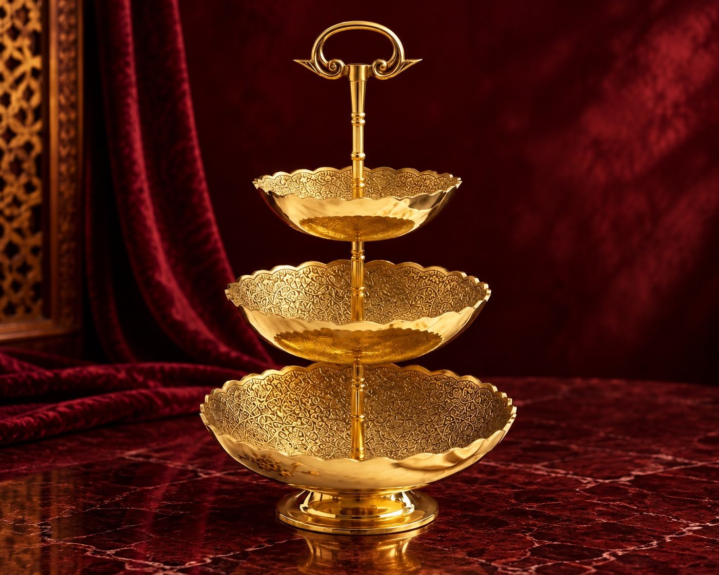 Three-Tier Serving Stand