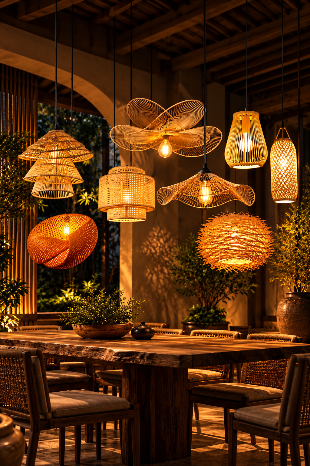 Bamboo and natural fibre home products