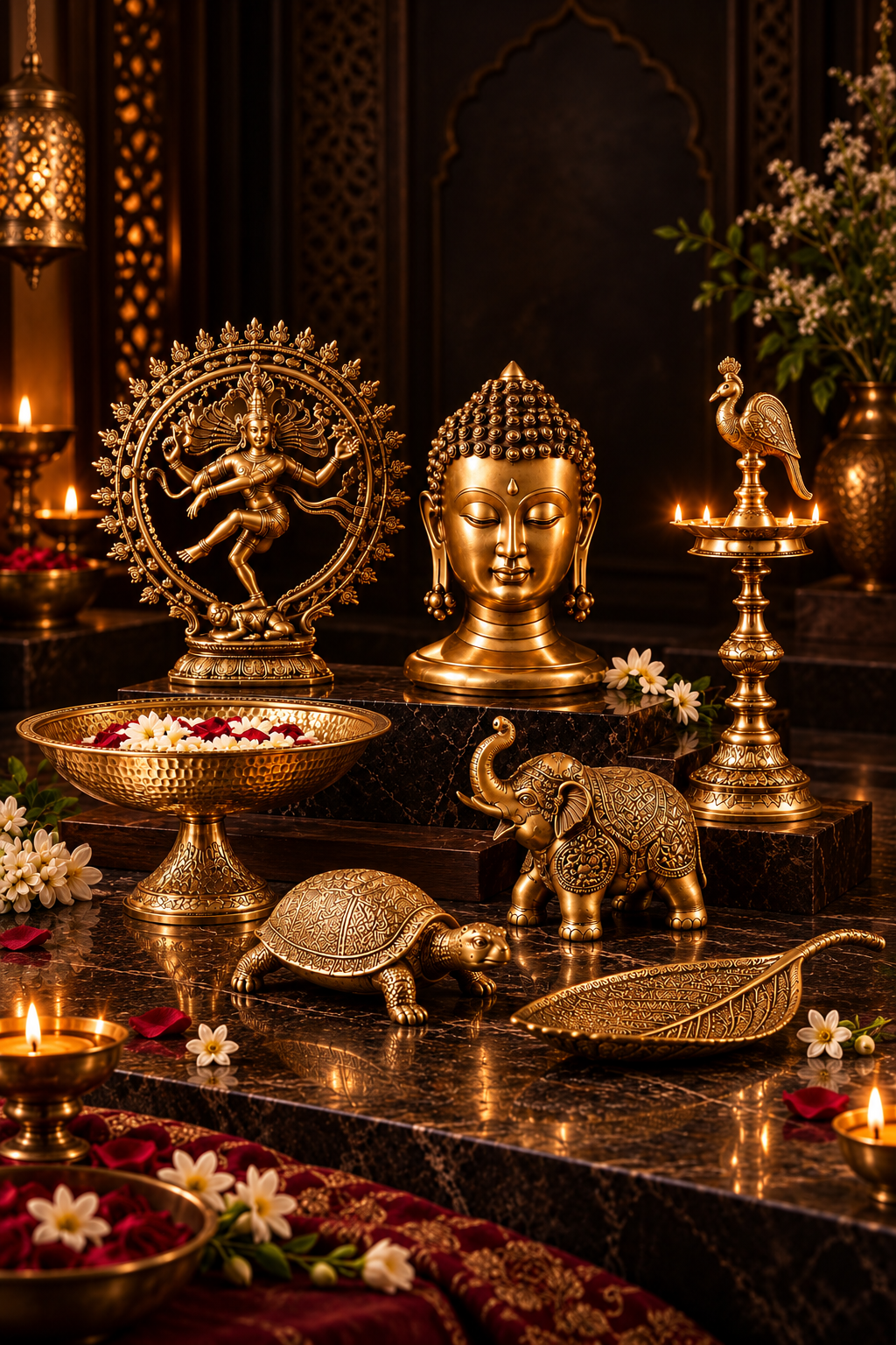 Brass products for home décor and traditional use