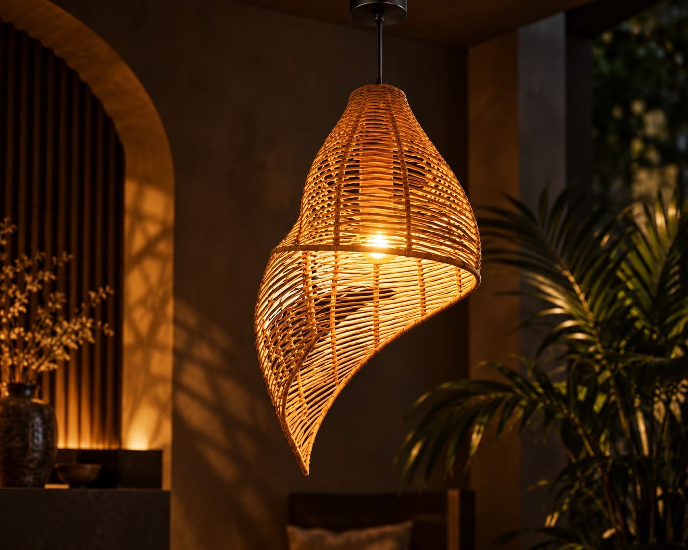 Cascading Leaf Pendant